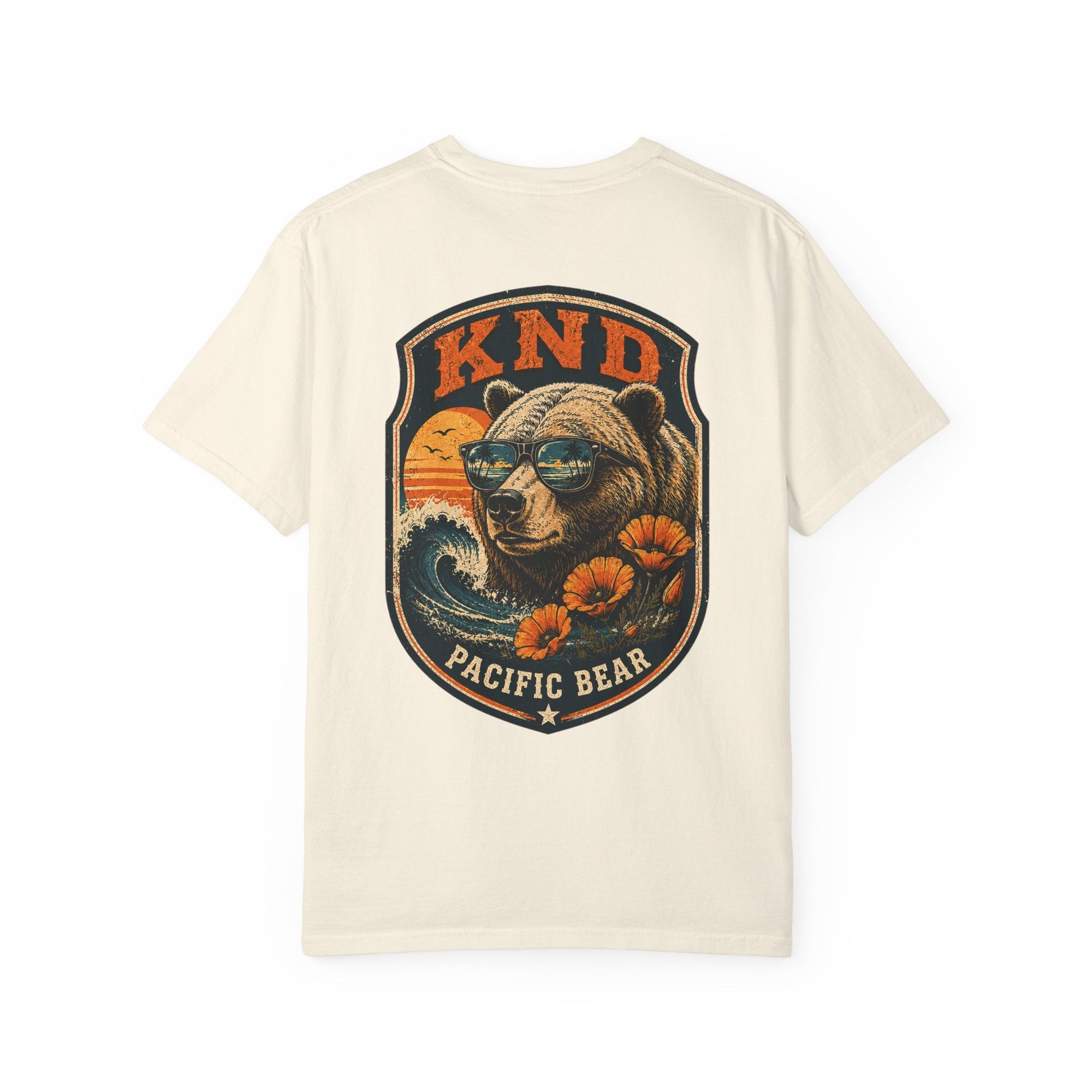KND Pacific Bear Garment-Dyed T-Shirt - KND Brand