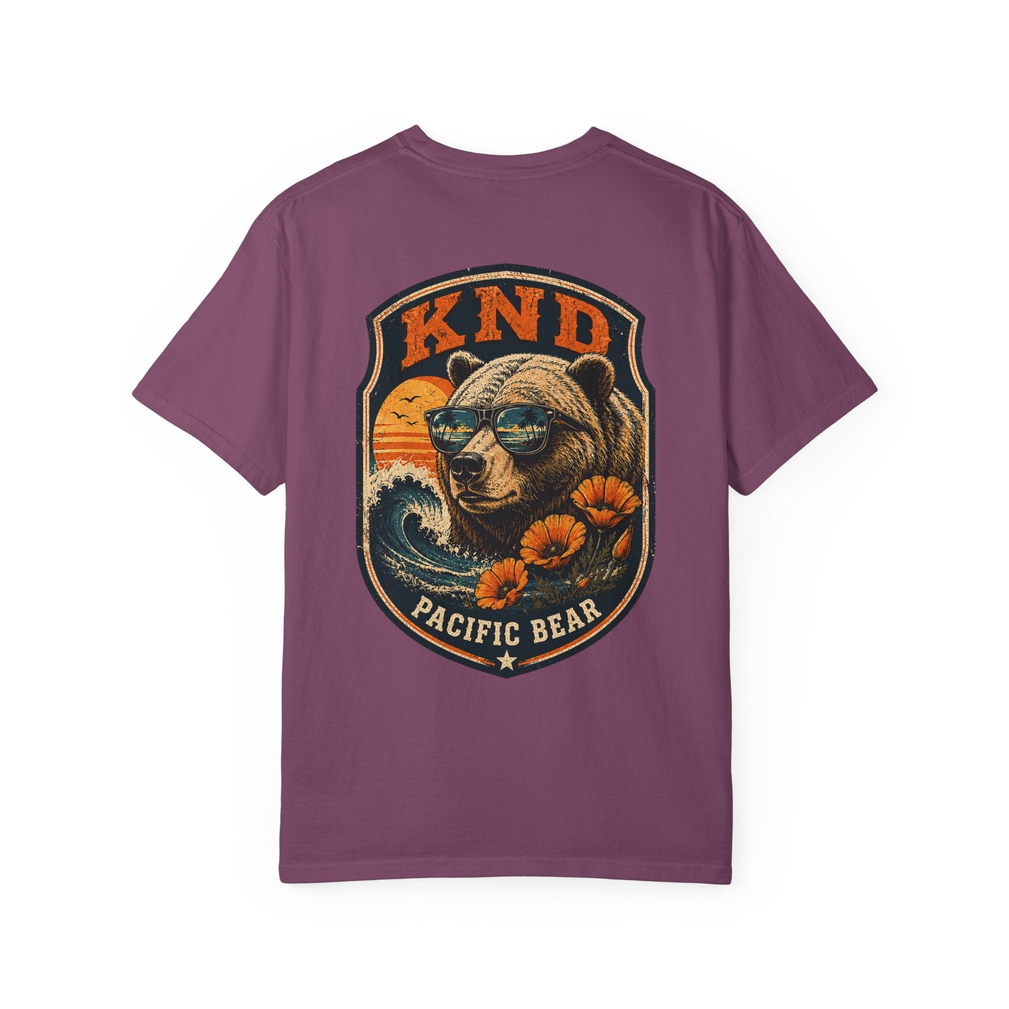 KND Pacific Bear Garment-Dyed T-Shirt - KND Brand