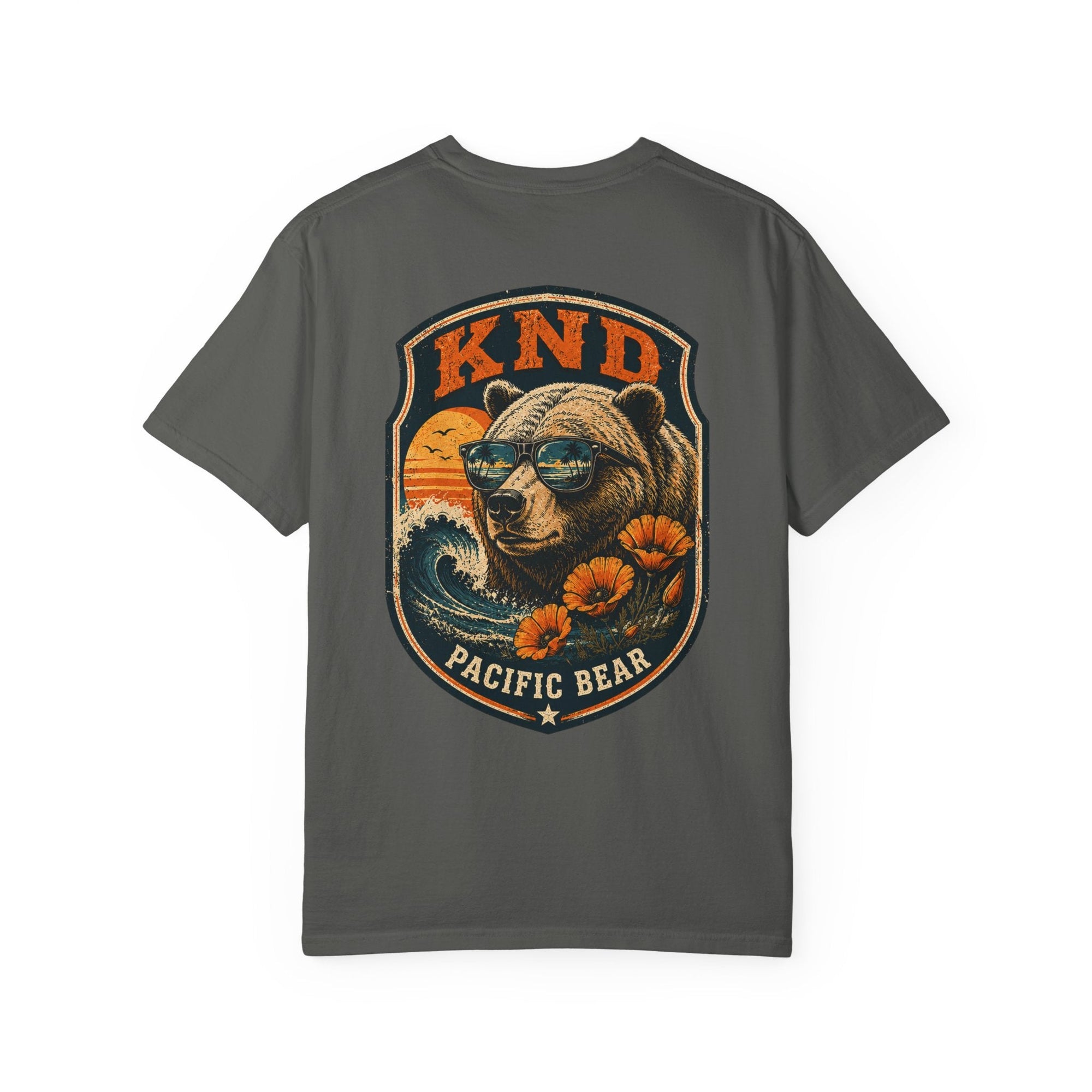 KND Pacific Bear Garment-Dyed T-Shirt - KND Brand