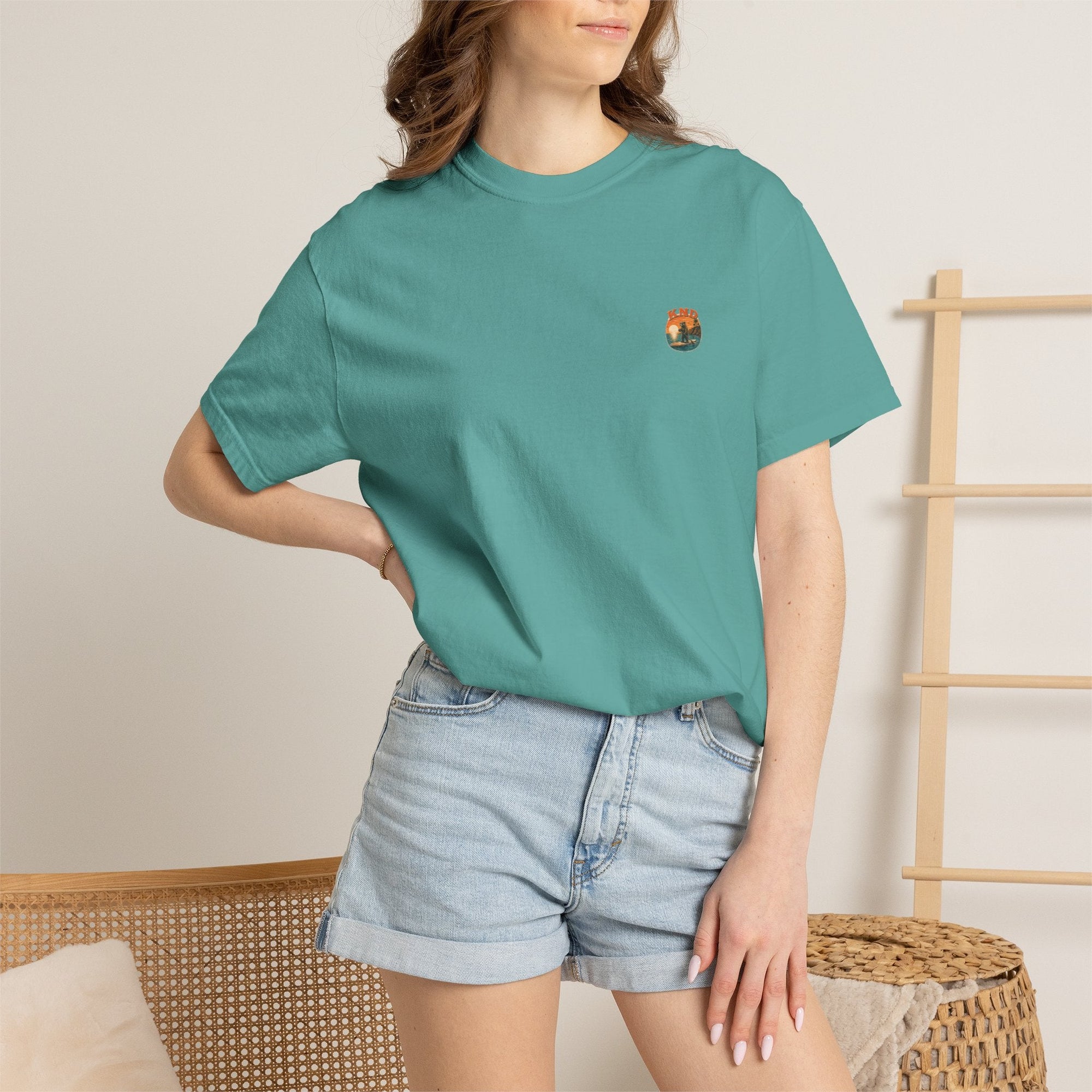 KND Pacific Bear Garment-Dyed T-Shirt - KND Brand