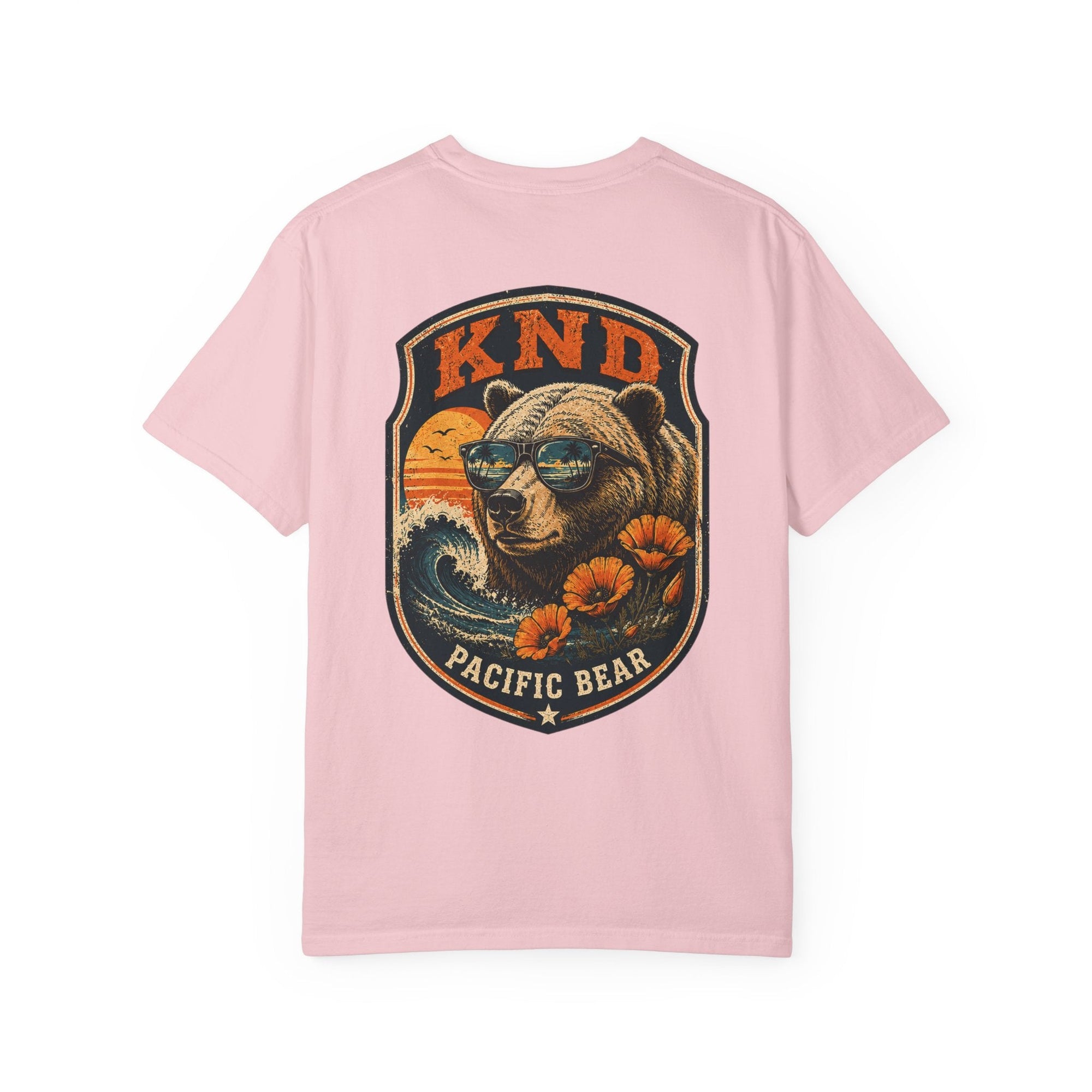 KND Pacific Bear Garment-Dyed T-Shirt - KND Brand