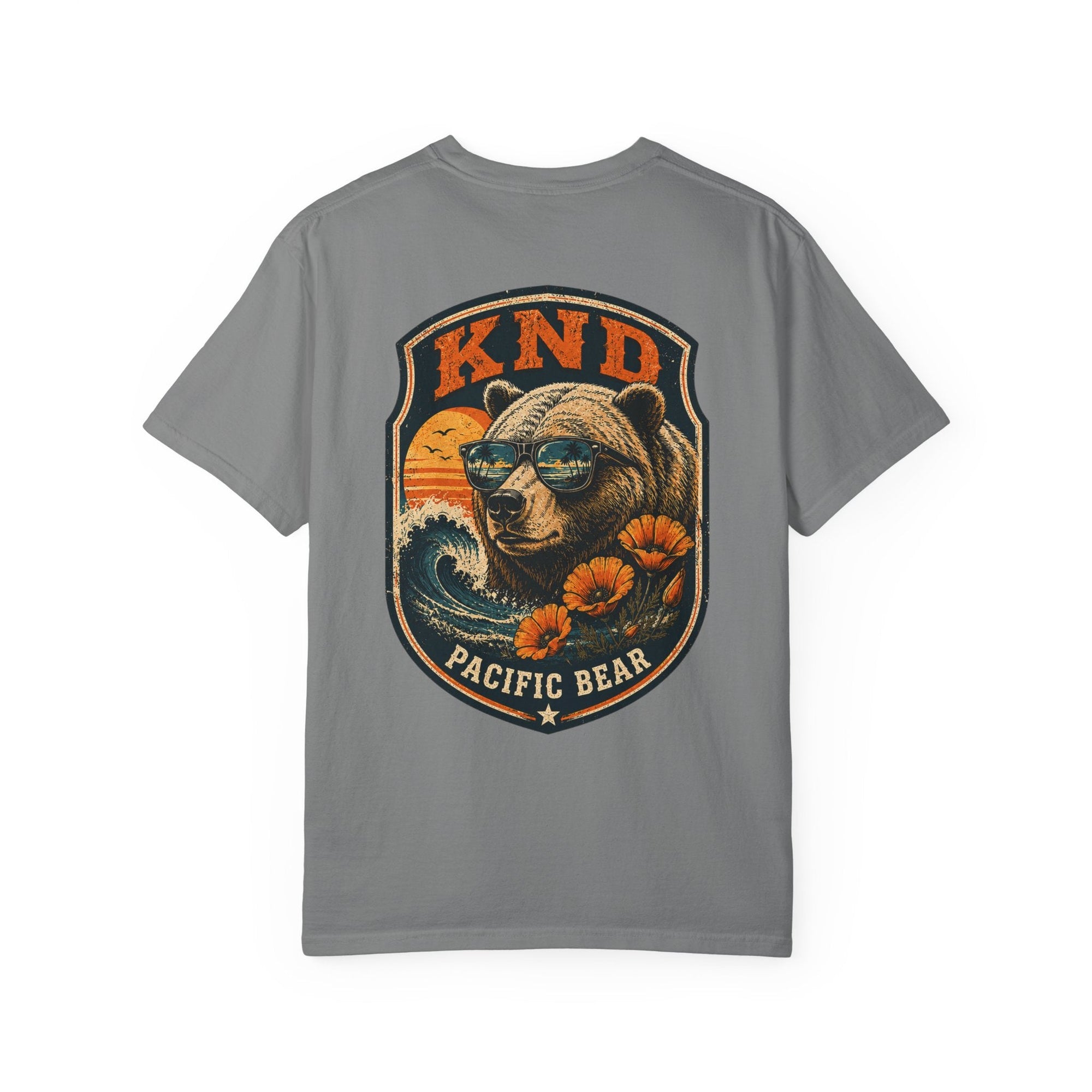 KND Pacific Bear Garment-Dyed T-Shirt - KND Brand