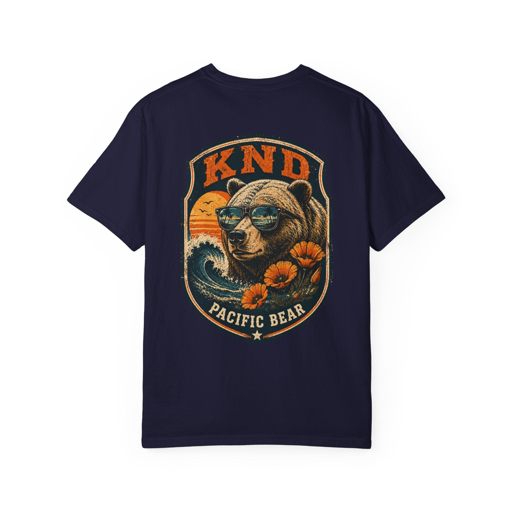 KND Pacific Bear Garment-Dyed T-Shirt - KND Brand