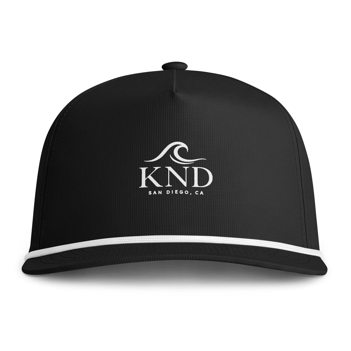 KND Rope-Trim Surf Cap — KND San Diego Wave Logo Hat - KND Brand