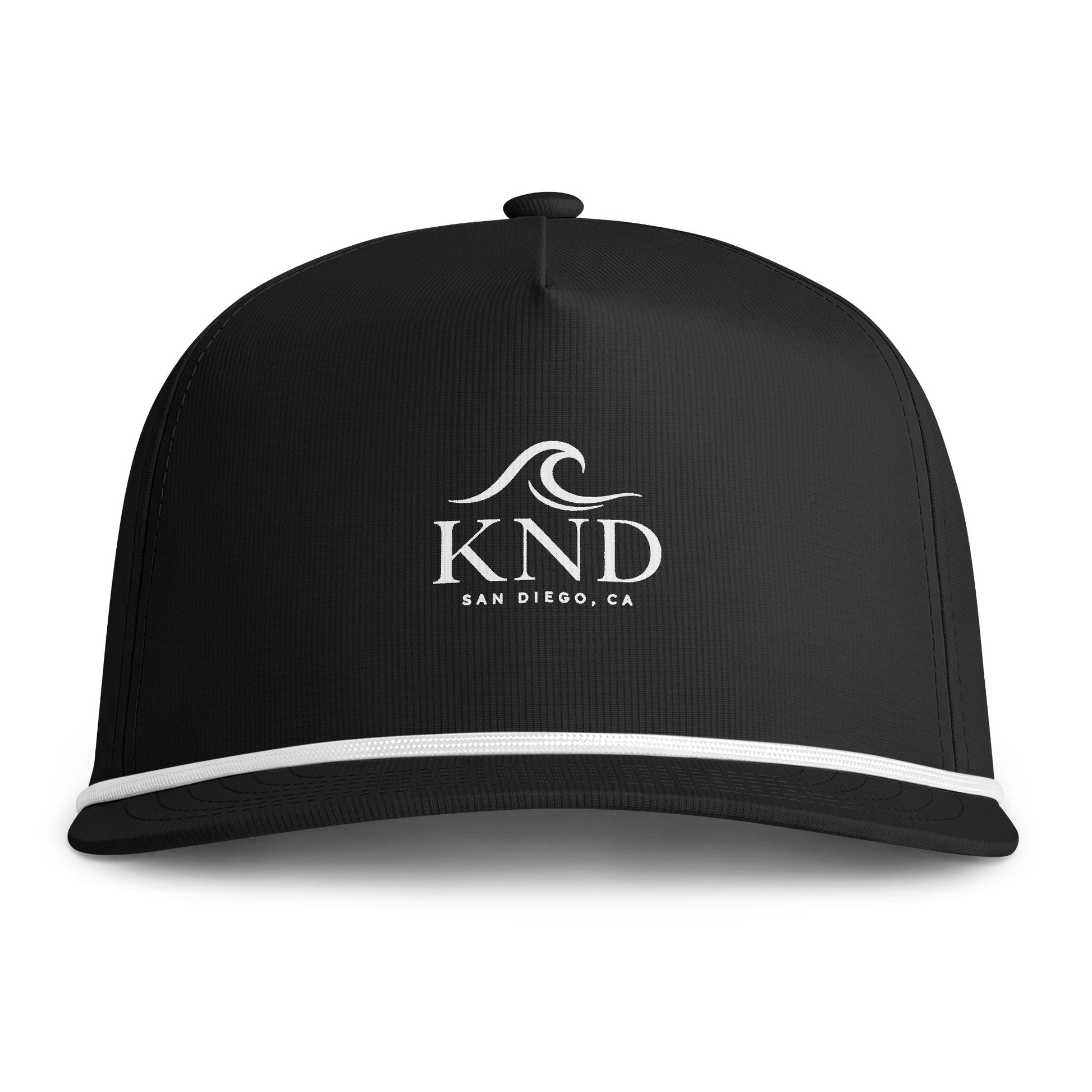 KND Rope-Trim Surf Cap — KND San Diego Wave Logo Hat - KND Brand