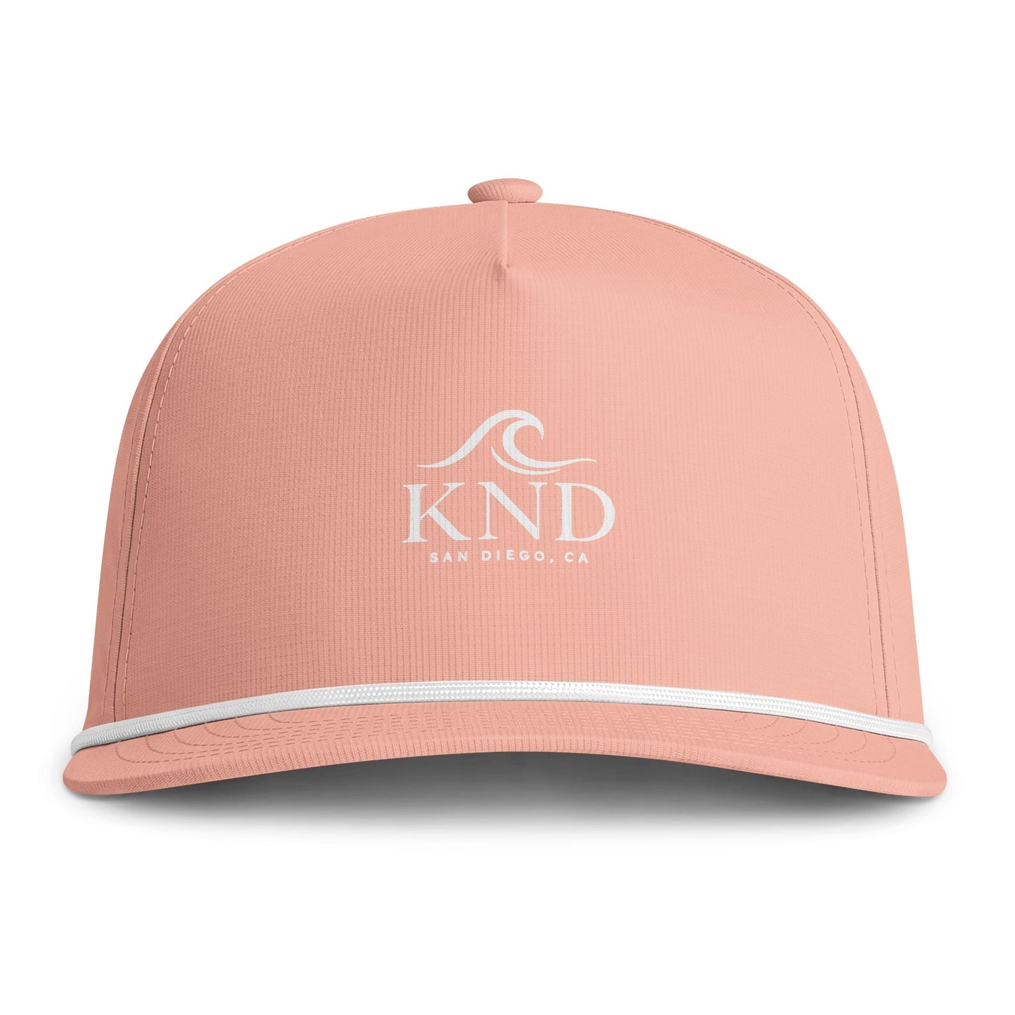 KND Rope-Trim Surf Cap — KND San Diego Wave Logo Hat - KND Brand