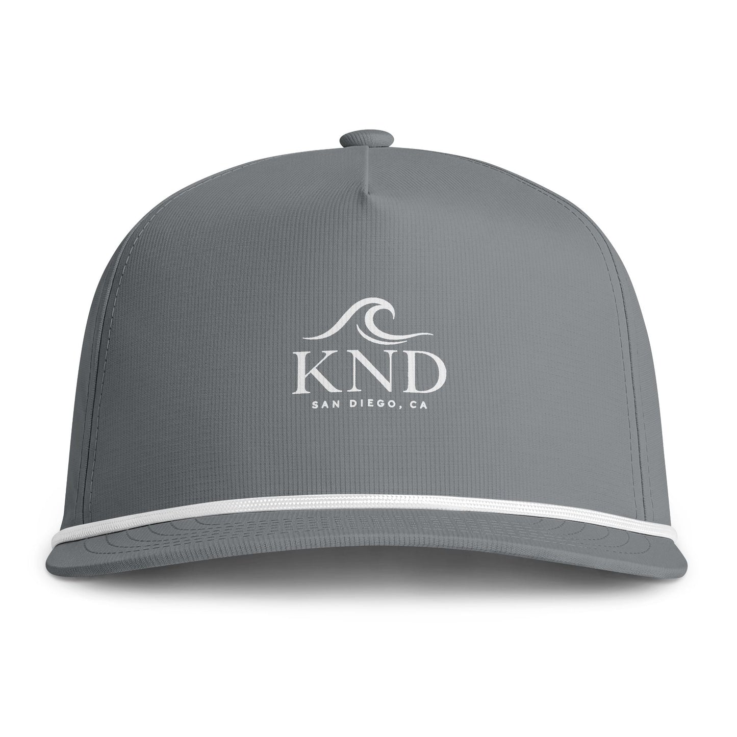 KND Rope-Trim Surf Cap — KND San Diego Wave Logo Hat - KND Brand