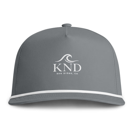 KND Rope-Trim Surf Cap — KND San Diego Wave Logo Hat - KND Brand