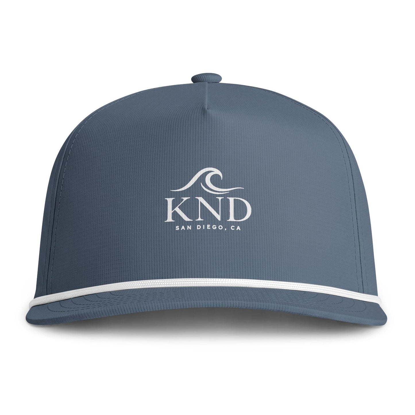 KND Rope-Trim Surf Cap — KND San Diego Wave Logo Hat - KND Brand