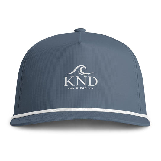KND Rope-Trim Surf Cap — KND San Diego Wave Logo Hat - KND Brand