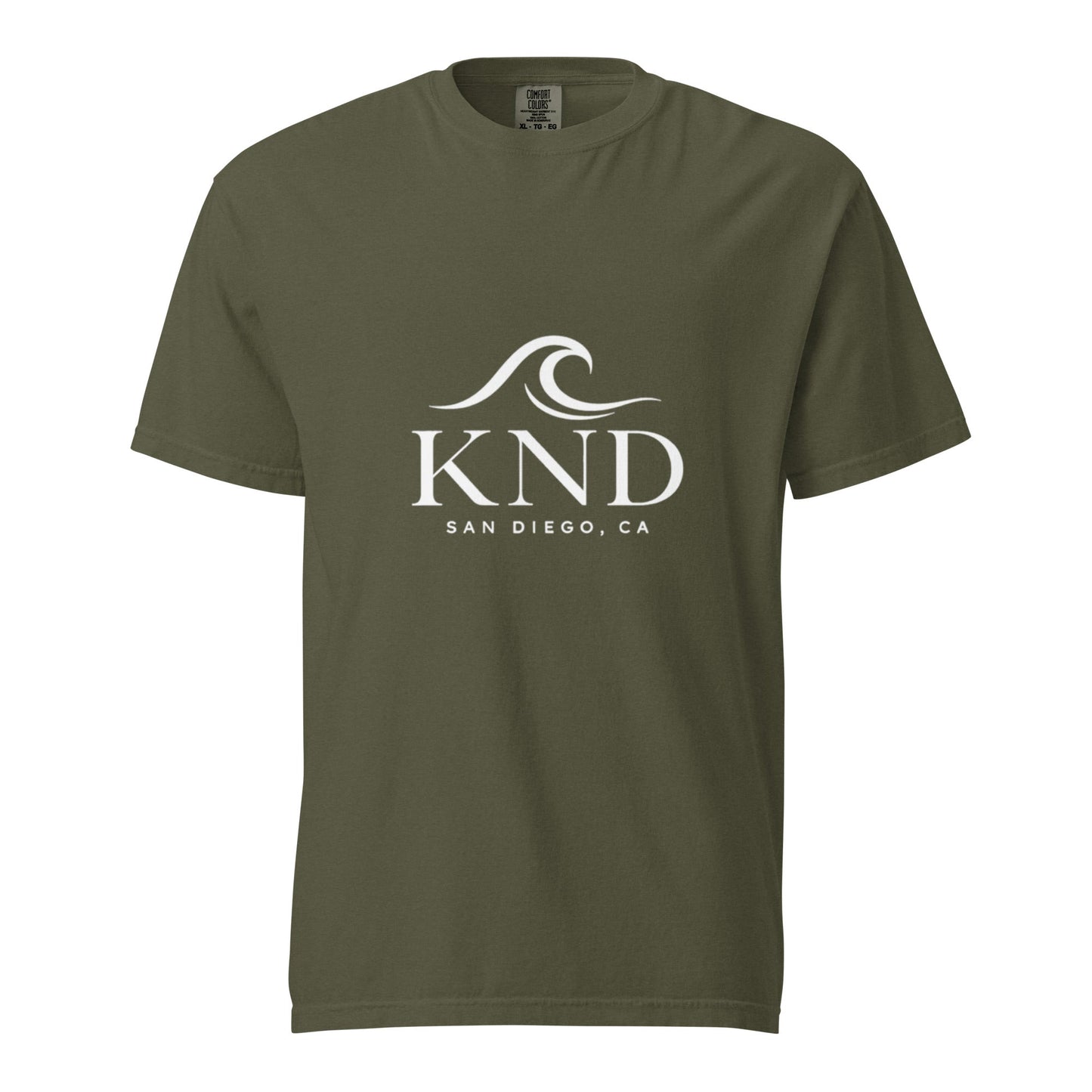 KND San Diego T-Shirt | Black Garment-Dyed Heavyweight Tee - KND Brand