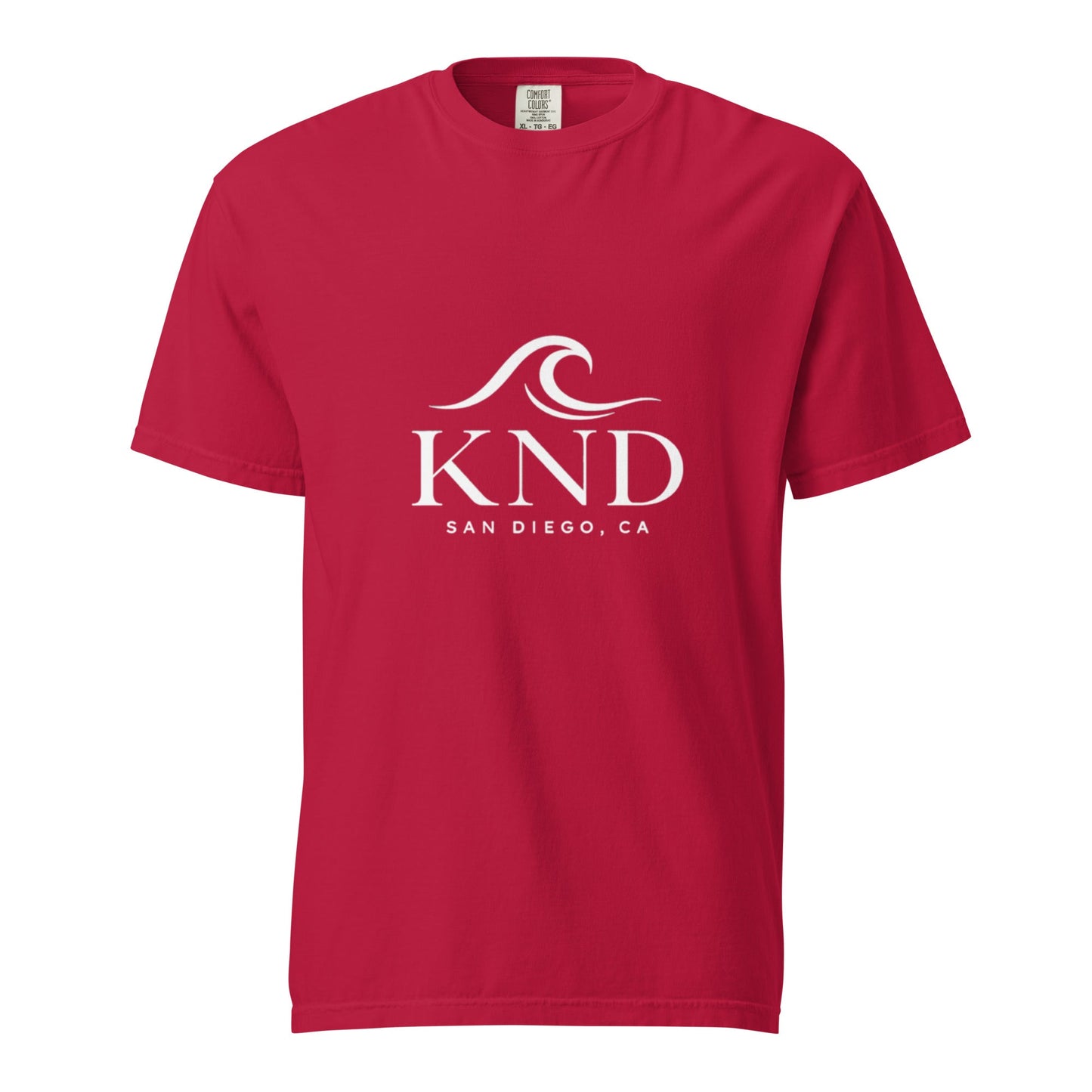 KND San Diego T-Shirt | Black Garment-Dyed Heavyweight Tee - KND Brand