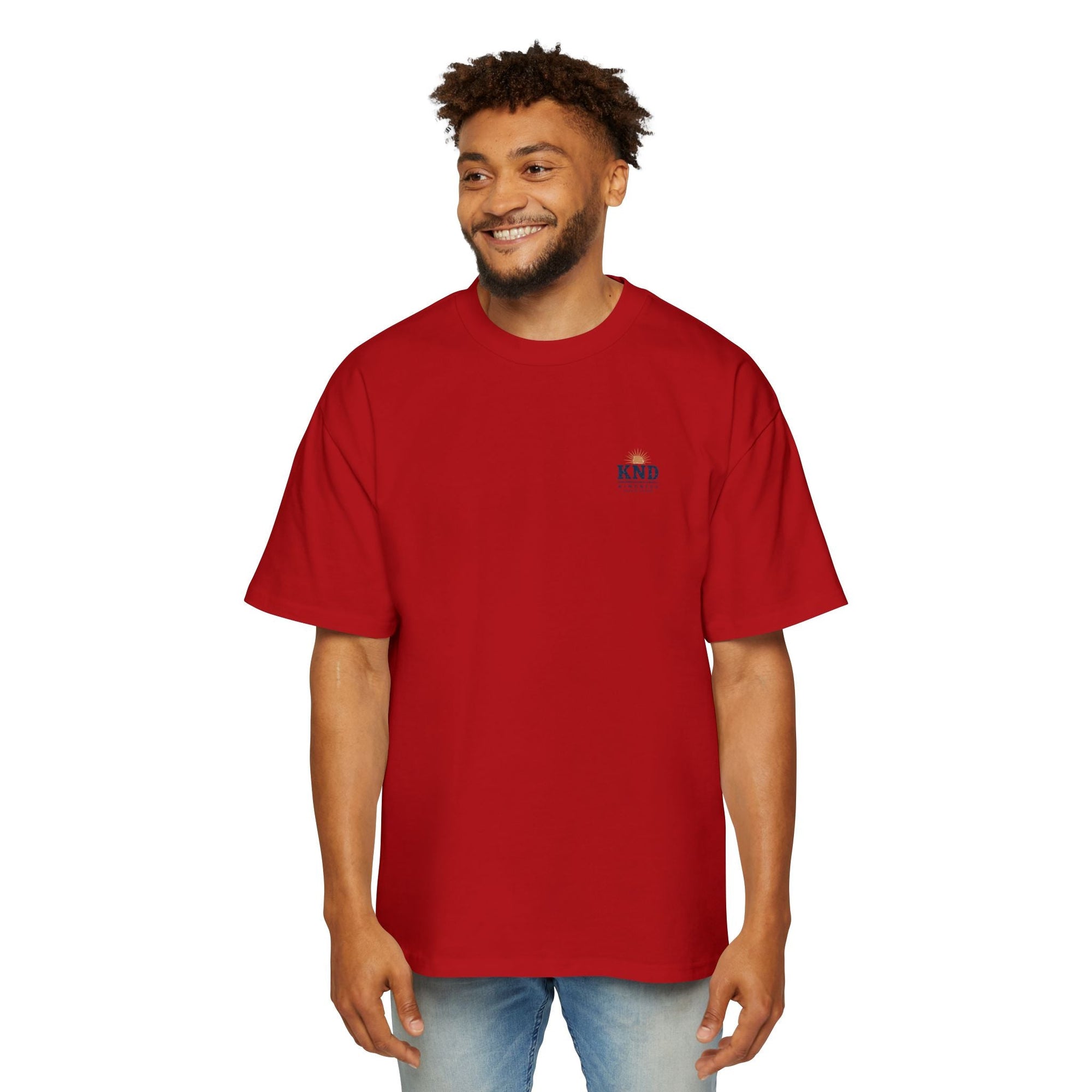KND Sunset Surf oversized graphic T-shirt with front and back print