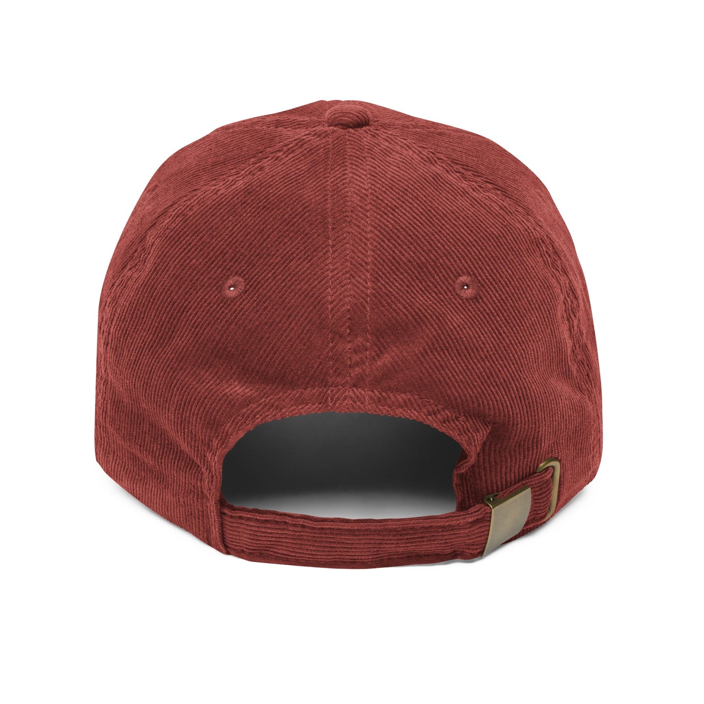 KND Vintage Corduroy Cap | Burgundy Low-Profile Embroidered Hat - KND Brand