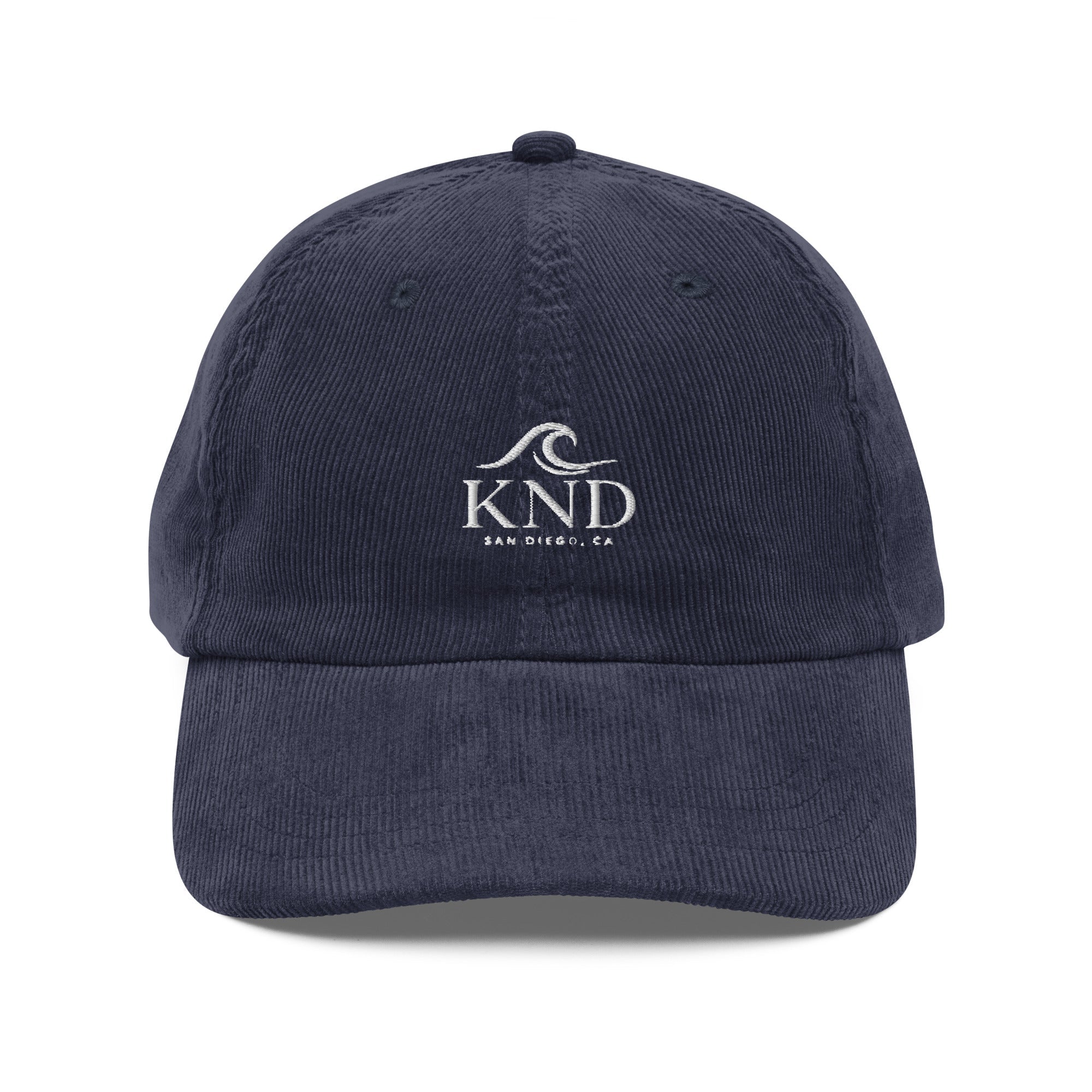 KND Vintage Corduroy Cap | Low-Profile Embroidered Hat - KND Brand