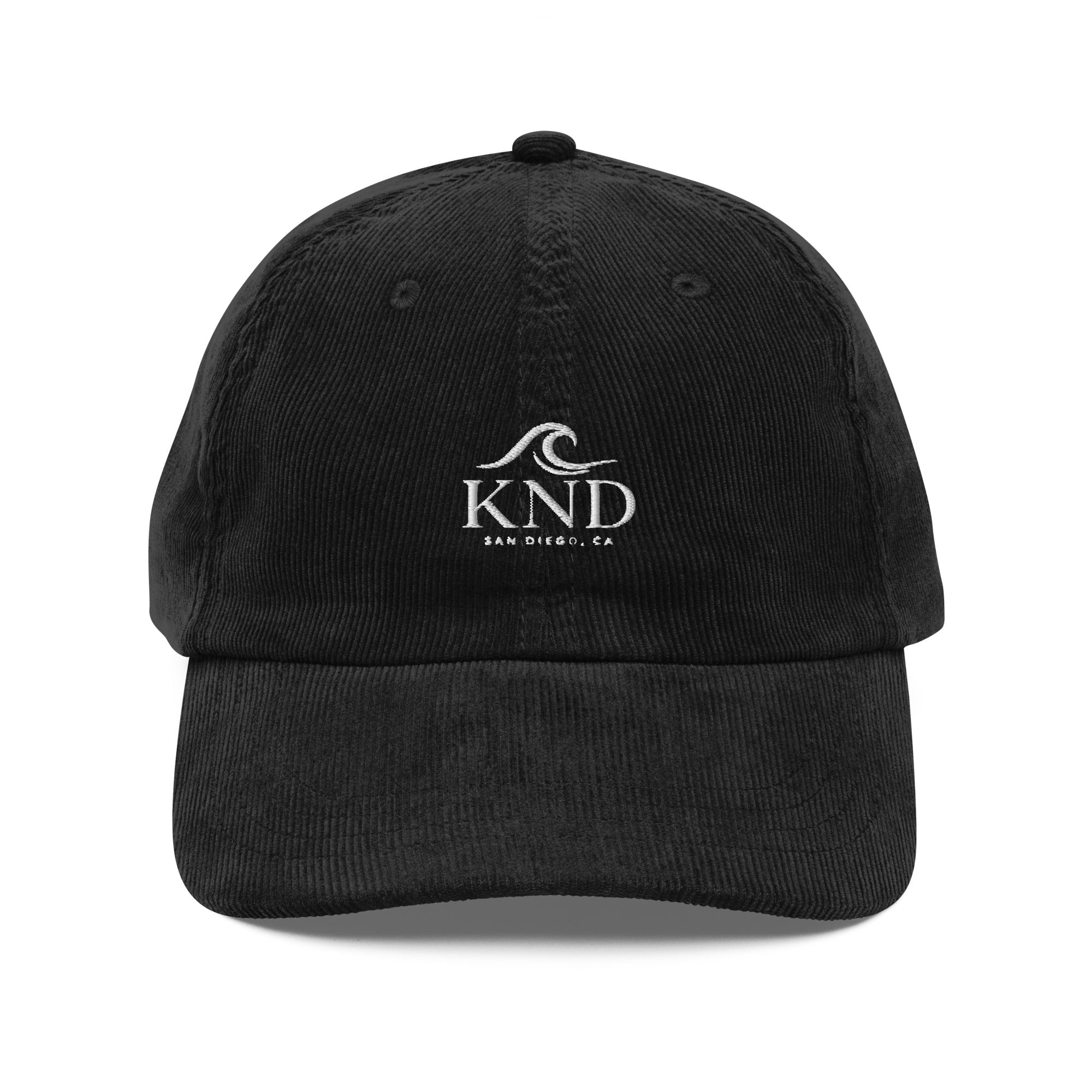 KND Vintage Corduroy Cap | Low-Profile Embroidered Hat - KND Brand