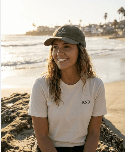 KND Vintage Corduroy Cap | Low-Profile Embroidered Hat - KND Brand