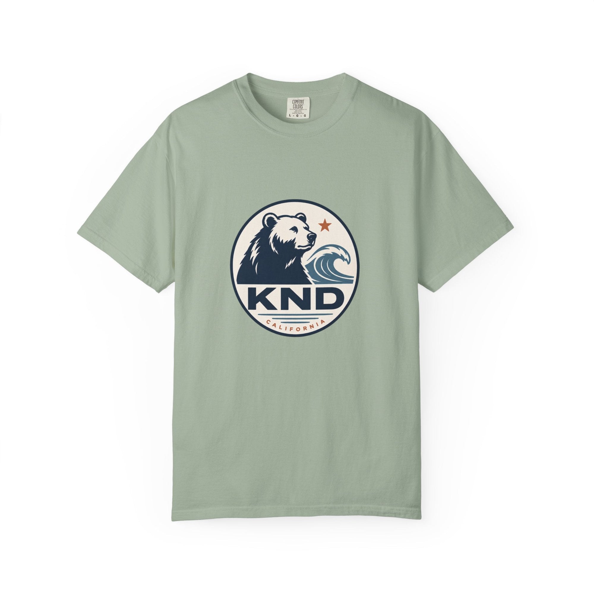 KND West Coast Energy Tee garment-dyed unisex graphic T-shirt - KND Brand