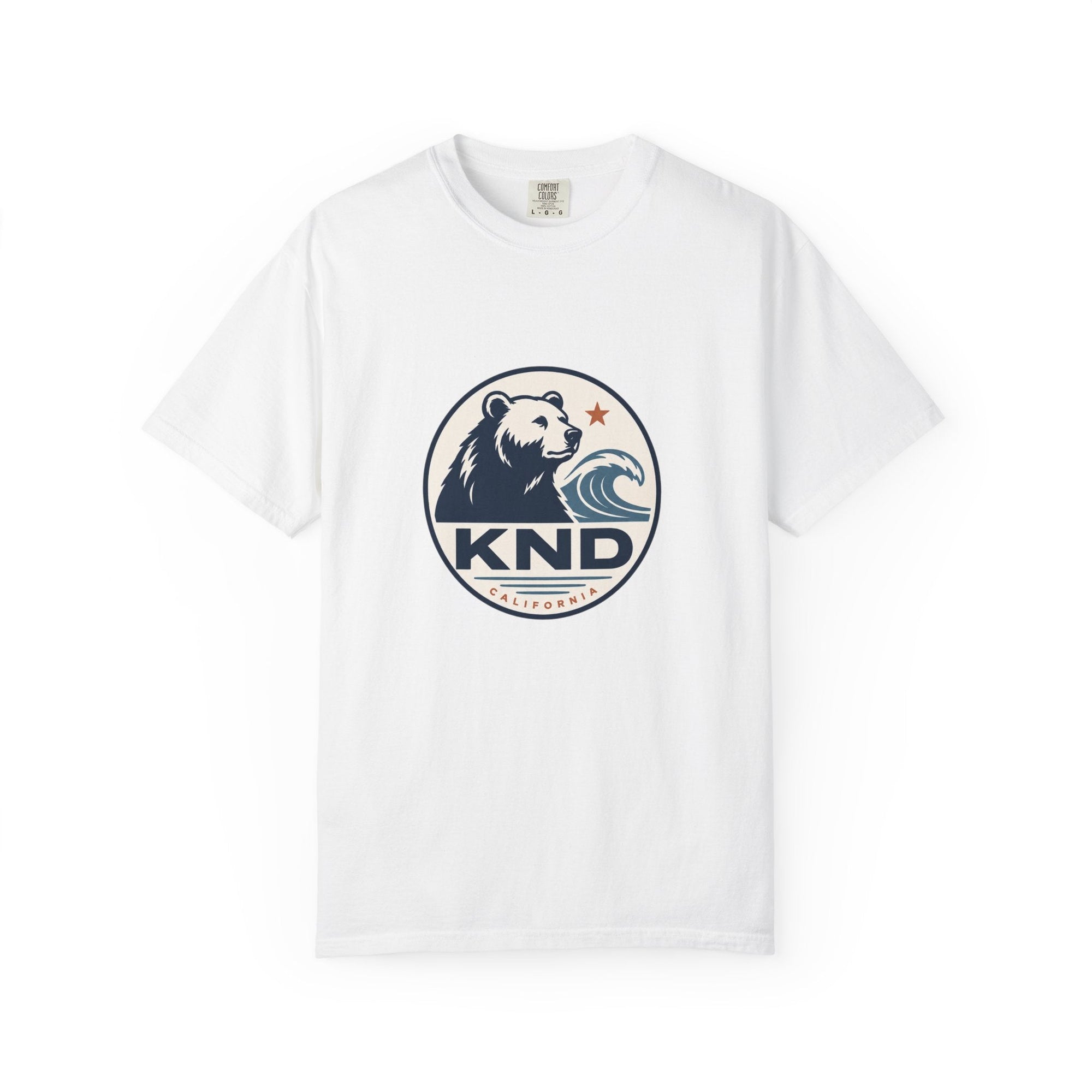KND West Coast Energy Tee garment-dyed unisex graphic T-shirt - KND Brand