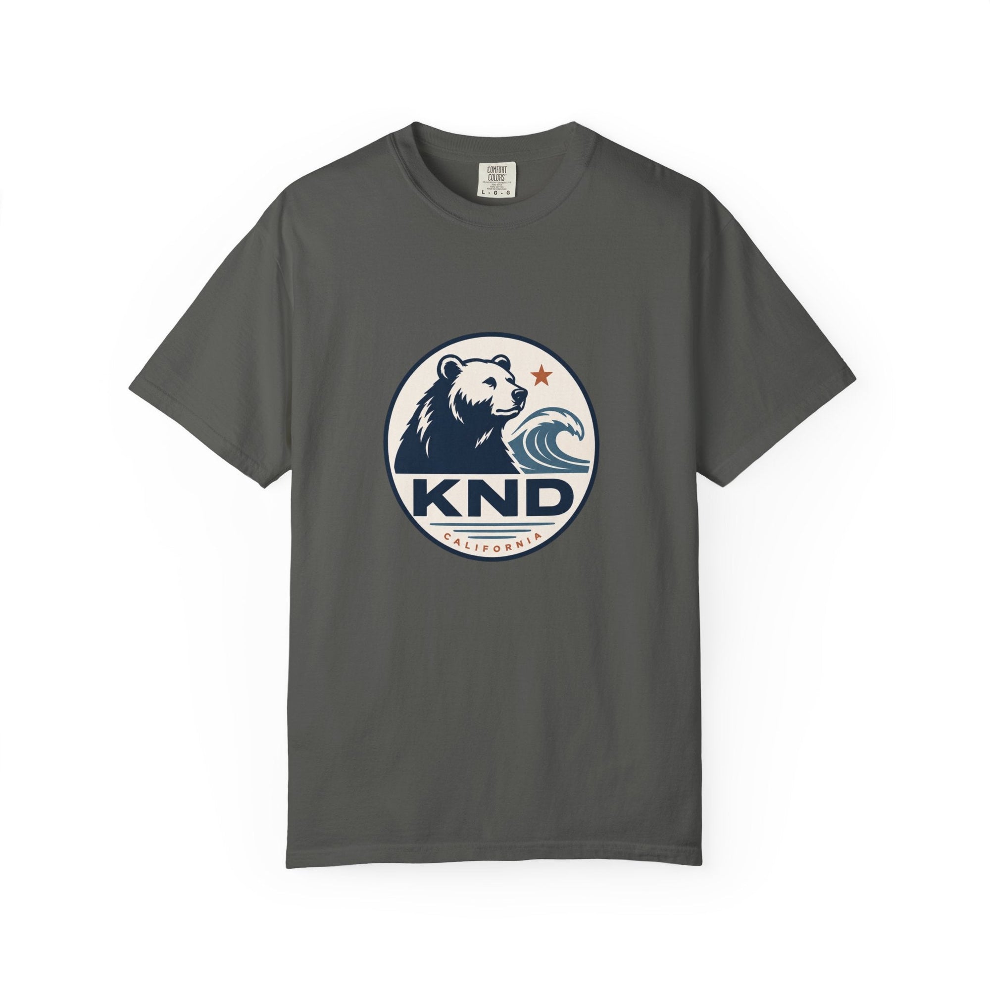 KND West Coast Energy Tee garment-dyed unisex graphic T-shirt - KND Brand