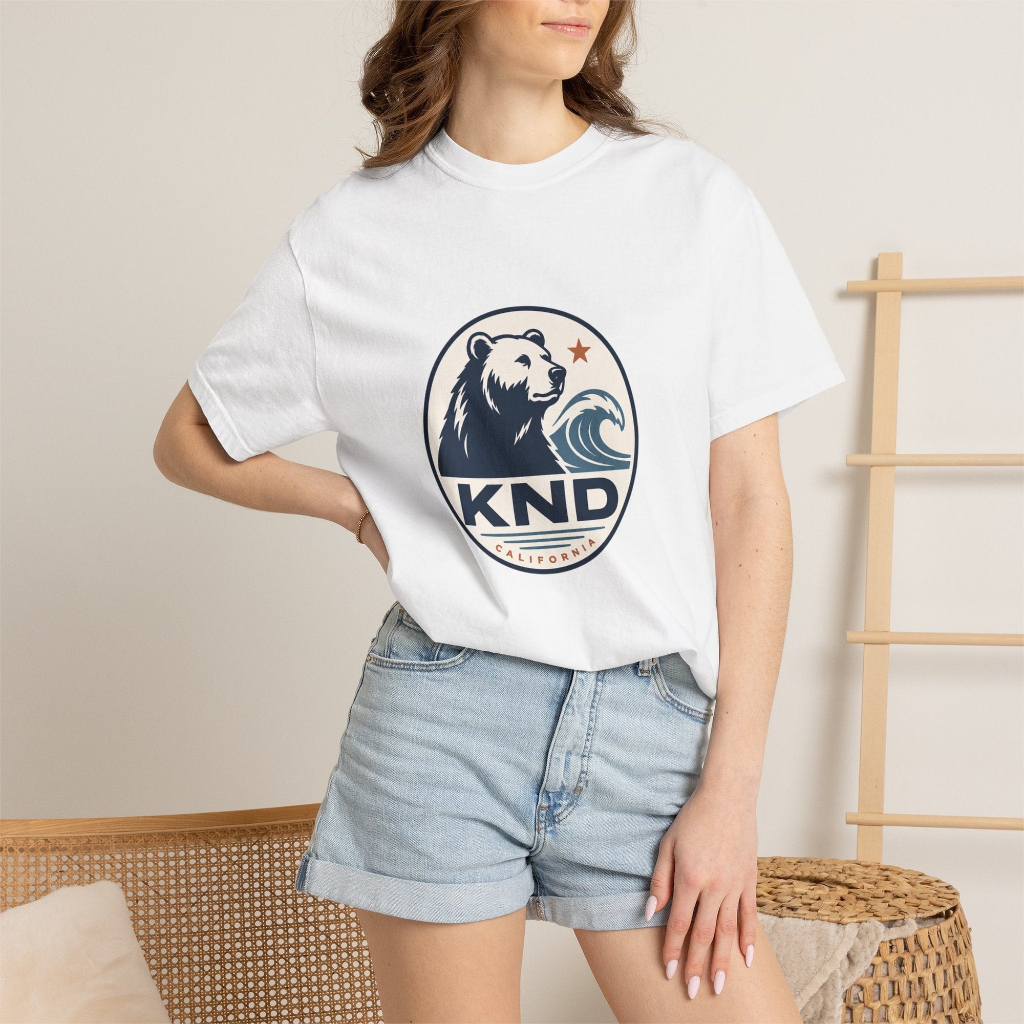 KND West Coast Energy Tee garment-dyed unisex graphic T-shirt - KND Brand