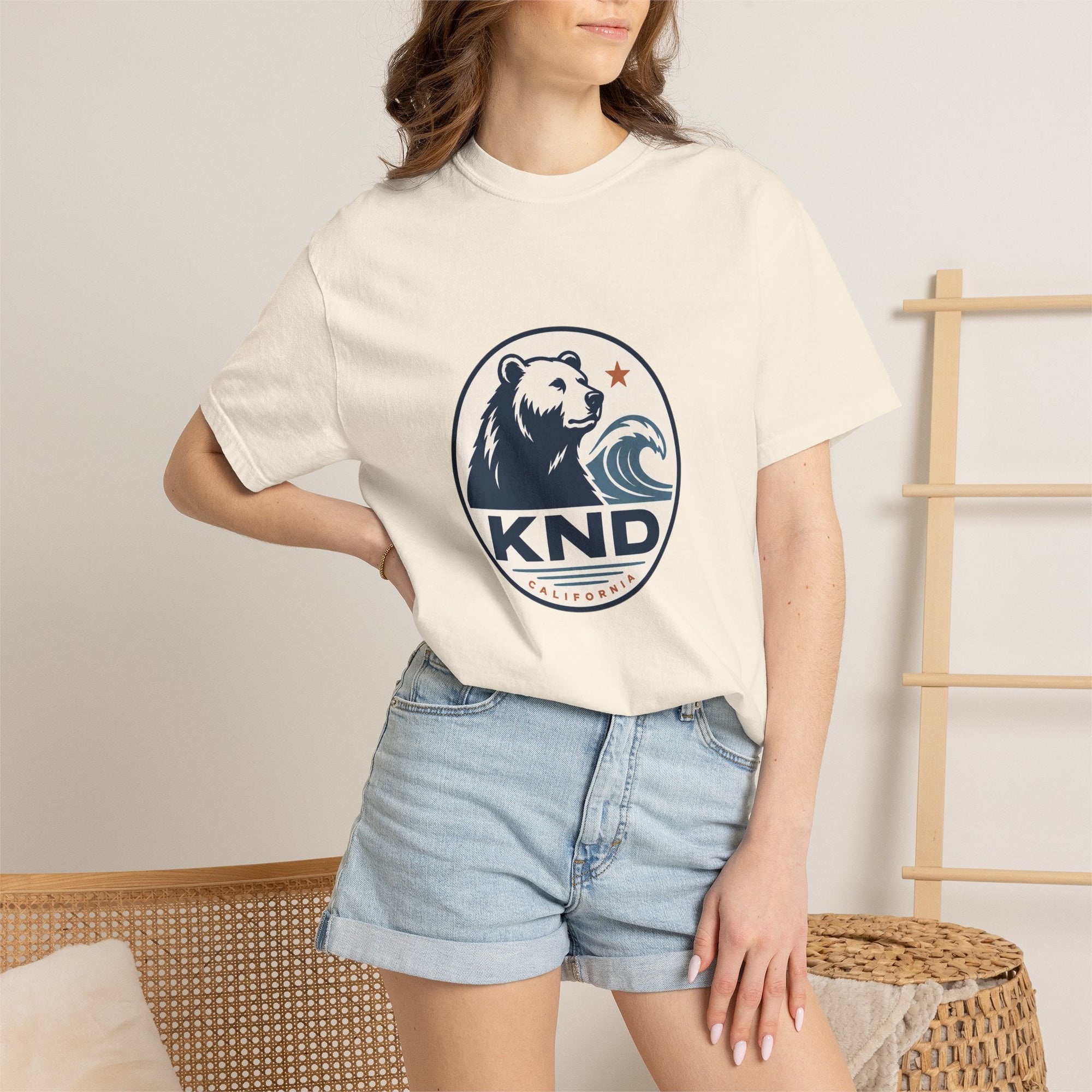 KND West Coast Energy Tee garment-dyed unisex graphic T-shirt - KND Brand