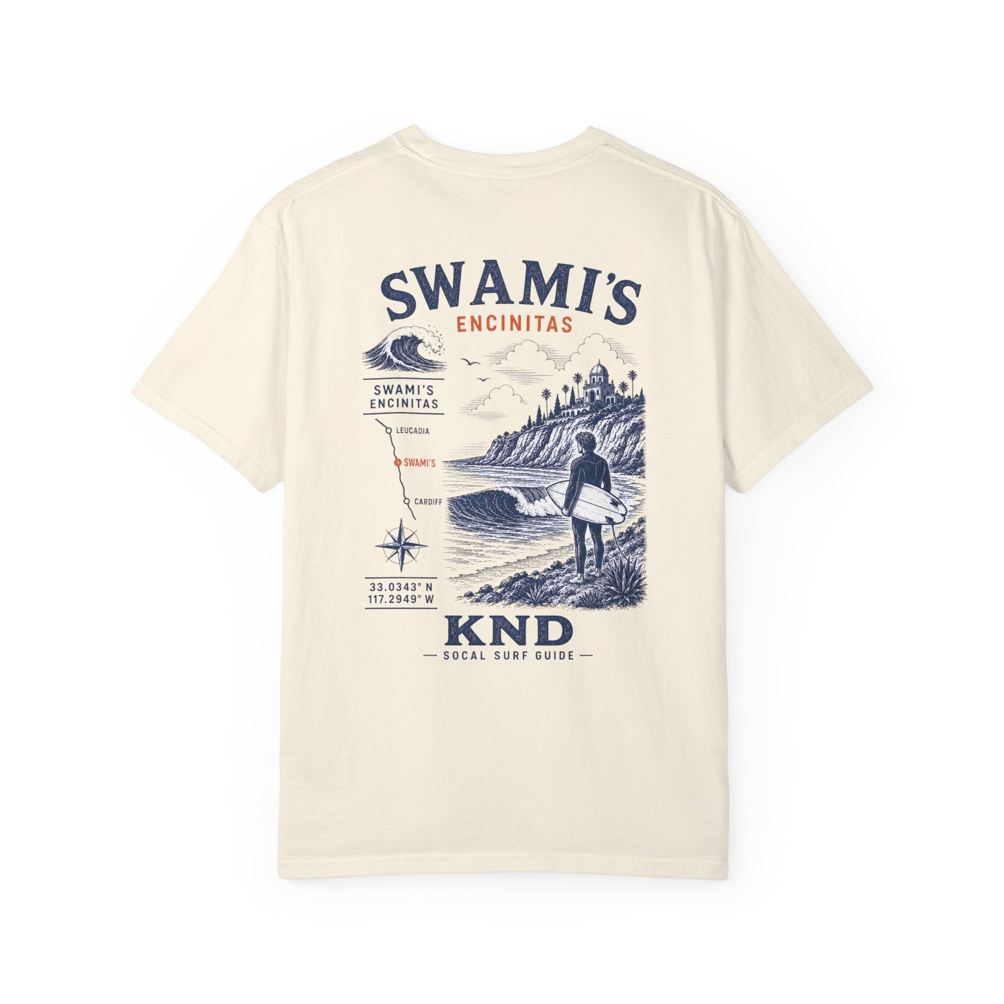 Swami’s Surf Tee — Garment-Dyed Heavyweight Cotton | KND SoCal - KND Brand