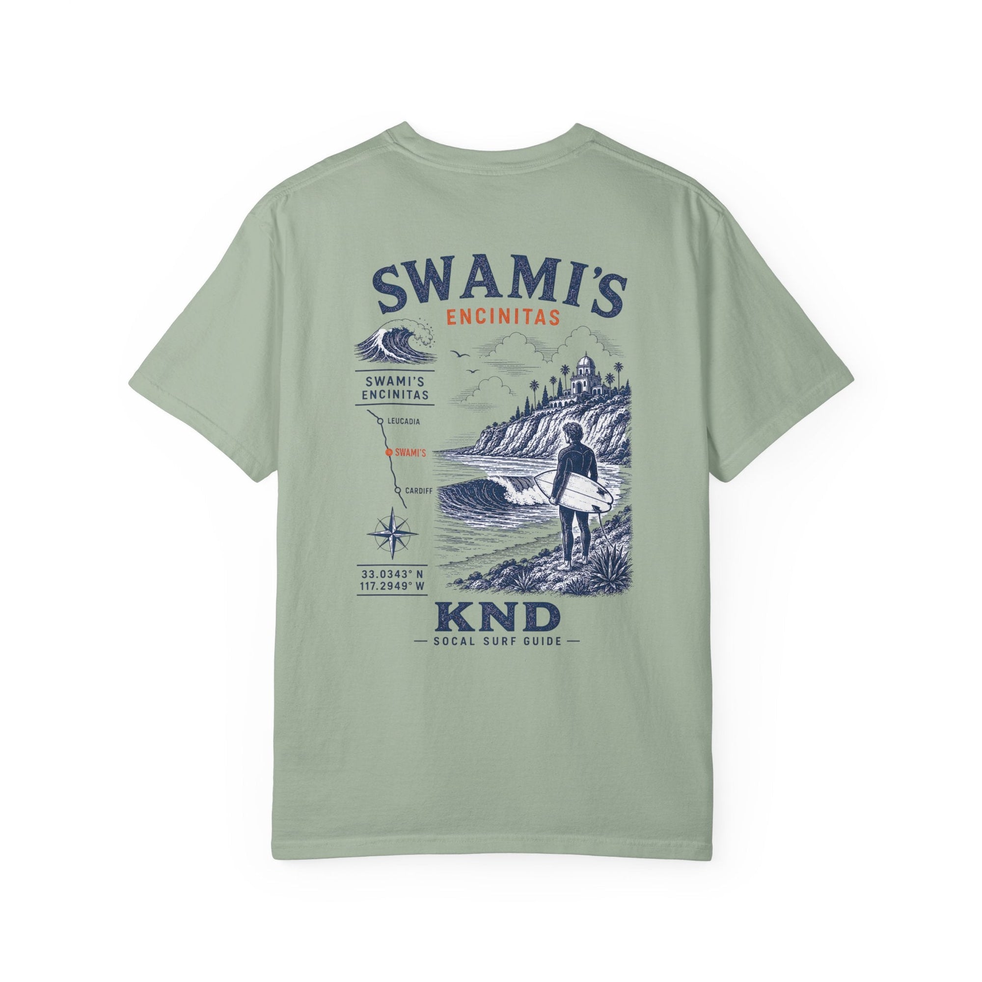 Swami’s Surf Tee — Garment-Dyed Heavyweight Cotton | KND SoCal - KND Brand